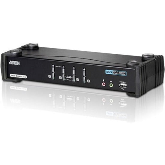 ATEN CubiQ CS1784A KVM Switch - 4 Computer(s) - WQXGA - 2560 x 1600 - 8 x USB - 5 x DVI - CS1784A