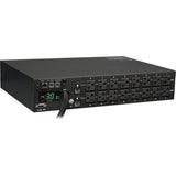 Tripp Lite PDU Monitored 120V 30A 5-15/20R 16 Outlet L5-30P Horizontal 2URM - 16 x NEMA 5-15/20R - 2U - Rack-mountable - PDUMNH30