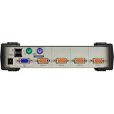 ATEN CubiQ KVM Switch - 4 Computer(s) - QXGA - 2048 x 1536 - 2 x PS/2 Port - 2 x USB1 x VGA - CS84U