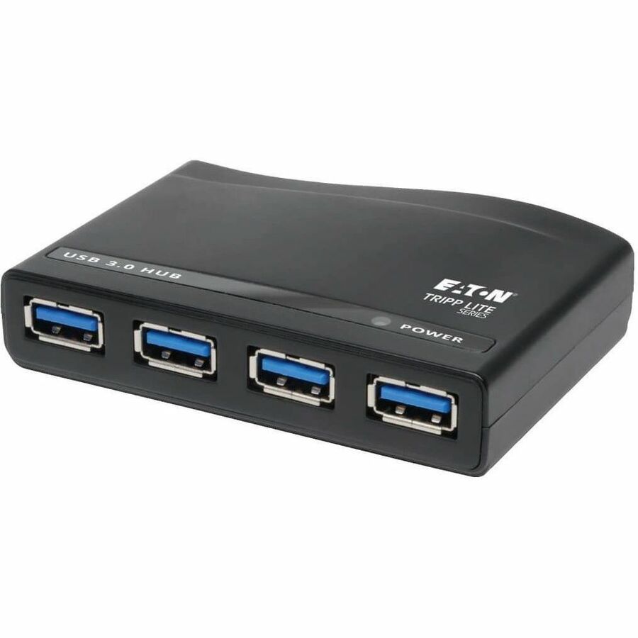 Tripp Lite 4-Port USB 3.0 SuperSpeed Compact Hub 5Gbps Bus Powered - USB - External - 4 USB Port(s) - 4 USB 3.0 Port(s) - U360-004-R