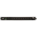 Tripp Lite PDU Metered 200V - 240V 20A 8 C13; 2 C19 C20 Horizontal 1URM - 1UHorizontal Rackmount - PDUMH20HV