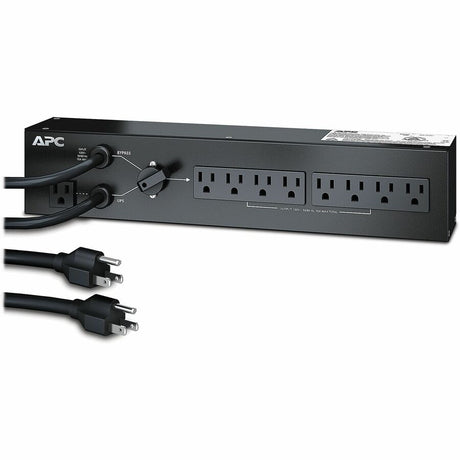APC by Schneider Electric 8-Outlets 1.5kVA PDU - NEMA 5-15P - 8 x NEMA 5-15R - 120 V AC - 1500 W - Rack-mountable - SBP1500RM APC
