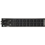 Tripp Lite PDU Metered ATS 208V / 240V 30A 16 C13; 2 C19; 1 L6-30R 2URM - 2UHorizontal Rackmount - PDUMH30HVAT