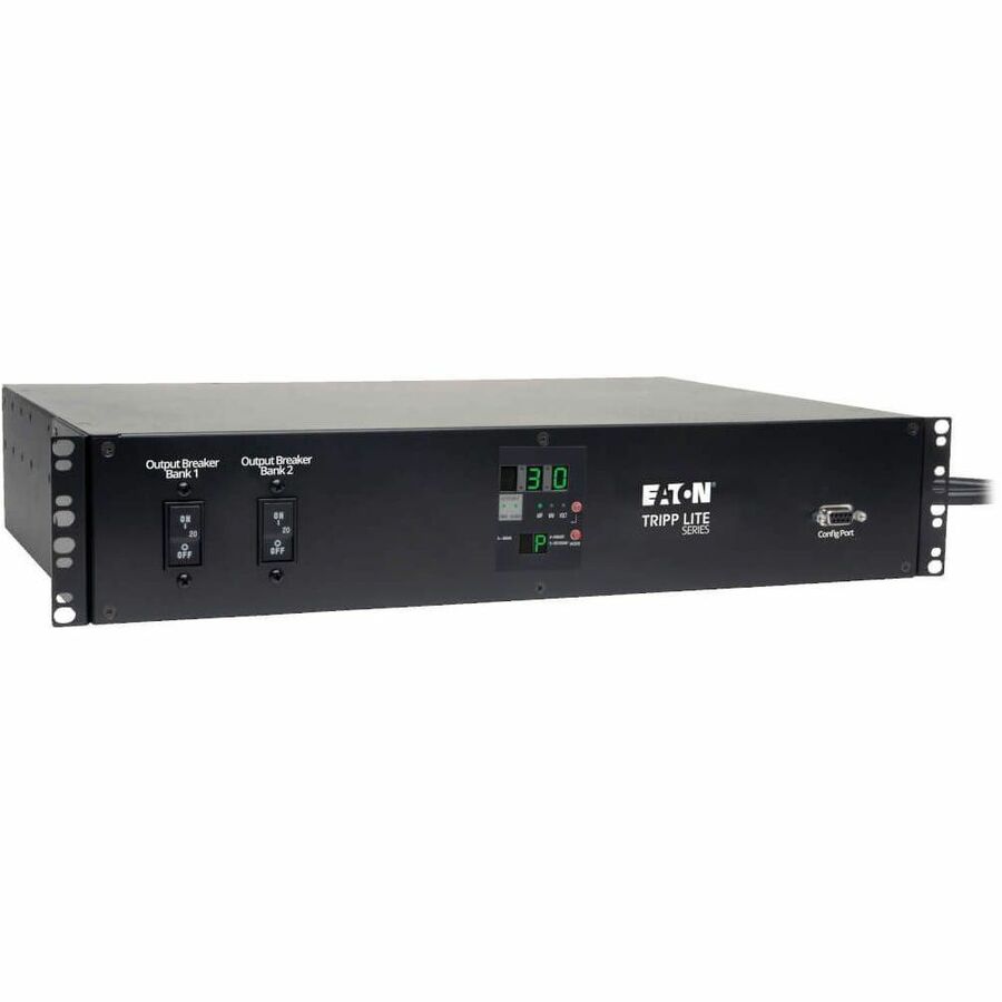 Tripp Lite PDU Metered ATS 208V / 240V 30A 16 C13; 2 C19; 1 L6-30R 2URM - 2UHorizontal Rackmount - PDUMH30HVAT