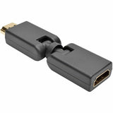 Tripp Lite HDMI Male to Female Swivel Adapter Up / Down Angled Connector M/F - 1 x HDMI Digital Audio/Video Female - 1 x HDMI Digital Audio/Video Male - Black - P142-000-UD