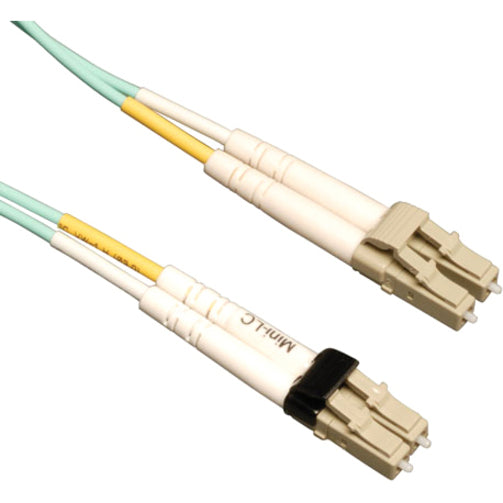 Tripp Lite 2M 10Gb Duplex Multimode 50/125 OM3 LSZH Fiber Optic Patch Cable LC/LC Aqua 6' 6ft 2 Meter - 6.60 ft Fiber Optic Network Cable for Network Device - First End: 2 x LC Network - Male - Second...  - N836-02M