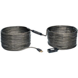 Tripp Lite 20M USB 2.0 Hi-Speed Active Extension Repeater Cable USB-A M/F 65ft 20 Meter - 65.62 ft Maximum Operating Distance - Network (RJ-45) - U026-20M