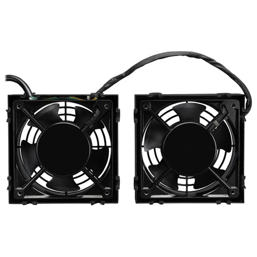 Tripp Lite Wallmount Rack Enclosure Cooling Roof Fan Kit 120V 5-15P - 1570.9 gal/min Maximum Airflow - NEMA 5-15P - 2 pc(s) - Cabinet - SRFANWM