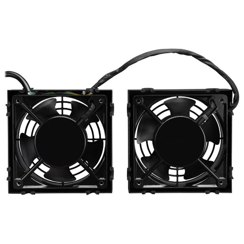 Tripp Lite Wallmount Rack Enclosure Cooling Roof Fan Kit 120V 5-15P - 1570.9 gal/min Maximum Airflow - NEMA 5-15P - 2 pc(s) - Cabinet - SRFANWM