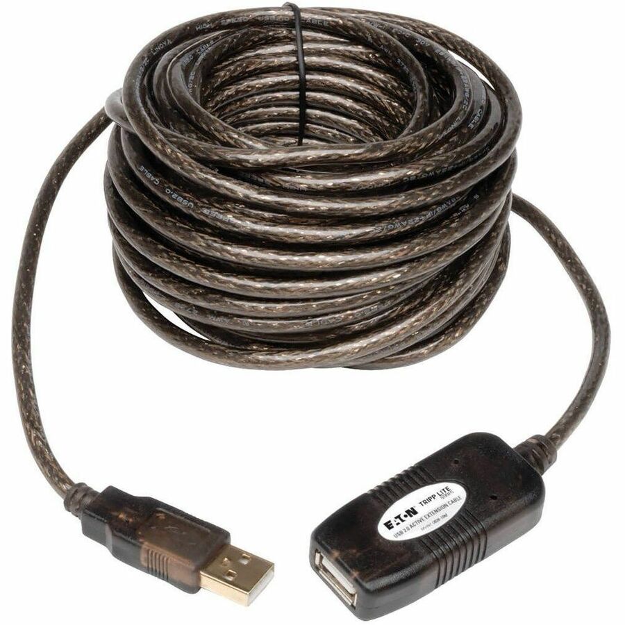 Tripp Lite 16ft USB 2.0 A/A Active Extension Cable USB-A Male / Female 16' - Type A Male USB - Type A Female USB - 16ft - U026-016