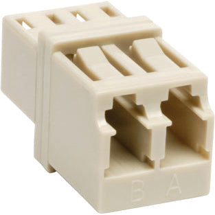 Tripp Lite Duplex / Simplex Multimode Fiber Coupler Adapter Dual LC/LC - 2 x LC Network Female - 2 x LC Network Female - N455-000-PM