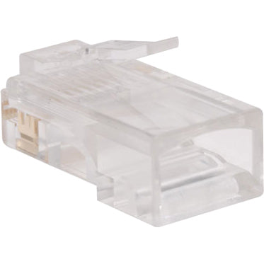 Tripp Lite RJ45 for Solid / Standard Conductor 4-Pair Cat5e Cat5 Cable 100 Pack - 100 Pack - 1 x RJ-45 Network Male - N030-100