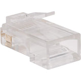 Tripp Lite RJ45 for Solid / Standard Conductor 4-Pair Cat5e Cat5 Cable 100 Pack - 100 Pack - 1 x RJ-45 Network Male - N030-100