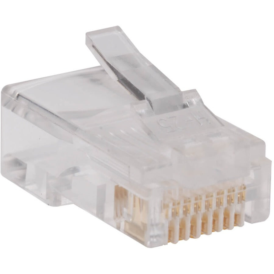Tripp Lite RJ45 for Solid / Standard Conductor 4-Pair Cat5e Cat5 Cable 100 Pack - 100 Pack - 1 x RJ-45 Network Male - N030-100
