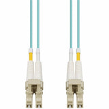 AddOn 30m LC (Male) to LC (Male) Aqua OM4 Duplex Fiber OFNR (Riser-Rated) Patch Cable - 100% compatible and guaranteed to work in OM4 and OM3 applications - ADD-LC-LC-30M5OM4
