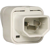 Tripp Lite Power Plug Adapter for IEC-320-C13 Outlets - power connector ada - IEC 60320 C14 - UNIPLUGINT
