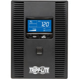 Tripp Lite UPS Smart 1300VA 720W Tower Battery Back Up LCD Back Up AVR Coax RJ45 USB - Tower - 6.30 Hour Recharge - 110 V AC Input - 120 V AC Output - 4 x NEMA 5-15R, 4 x NEMA 5-15R - SMART1300LCDT