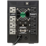 Tripp Lite UPS Smart 1300VA 720W Tower Battery Back Up LCD Back Up AVR Coax RJ45 USB - Tower - 6.30 Hour Recharge - 110 V AC Input - 120 V AC Output - 4 x NEMA 5-15R, 4 x NEMA 5-15R - SMART1300LCDT