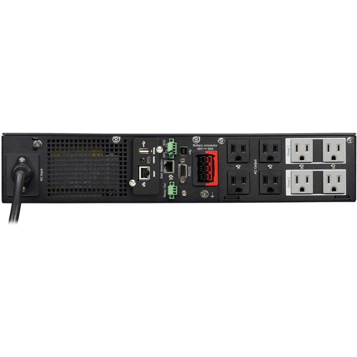 Tripp Lite UPS Smart 1500VA 1350W Rackmount AVR 120V Preinstalled WEBCARDLX Pure Sine Wave USB DB9 Extended Run 2URM - 1500 VA/1350 W - 120 V AC - 4.90 Minute Stand-by Time - 2U Rack-mountable - 8 x N...  - SMART1500RMXLN