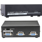 4XEM 2-Port VGA Splitter 350 MHz - 350 MHz to 350 MHz - 2048 x 1536 - 213 ft Maximum Operating Distance - VGA In - VGA Out - 4XVGASP3502
