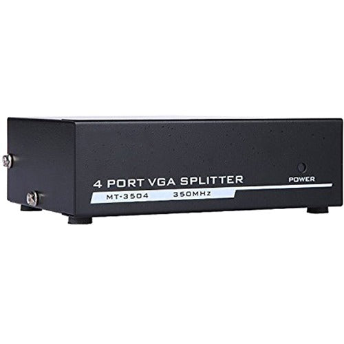 4XEM 4-Port VGA Splitter 350 MHz - 350 MHz to 350 MHz - 2048 x 1536 - 213 ft Maximum Operating Distance - VGA In - VGA Out - 4XVGASP3504