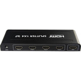 4XEM 4 Port high speed HDMI video splitter fully supporting 1080p, 3D for Blu-Ray, gaming consoles and all other HDMI compatible devices - 4XEM 1080p/3D 1 HDMI in 4 HDMI out video splitter and amplifi...  - 4XHDMISP1X4