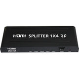 4XEM 4 Port high speed HDMI video splitter fully supporting 1080p, 3D for Blu-Ray, gaming consoles and all other HDMI compatible devices - 4XEM 1080p/3D 1 HDMI in 4 HDMI out video splitter and amplifi...  - 4XHDMISP1X4