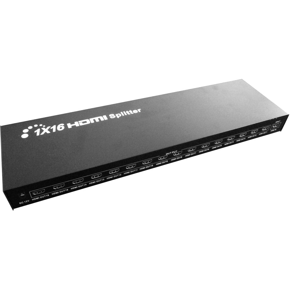 4XEM 16 Port high speed HDMI video splitter fully supporting 1080p, 3D for Blu-Ray, gaming consoles and all other HDMI compatible devices - 4XEM 1080p/3D 1 HDMI in 16 HDMI out video splitter and ampli...  - 4XHDMISP1X16