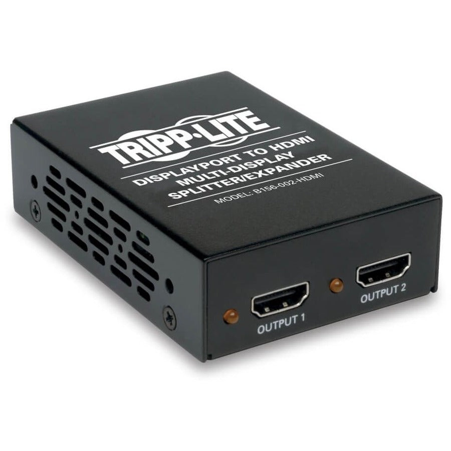 Tripp Lite 2-Port Video Displayport to 2 X HDMI Monitor Video Splitter 4Kx2K @ 24/30Hz TAA GSA - DisplayPort - HDMI Out - TAA Compliant - B156-002-HDMI
