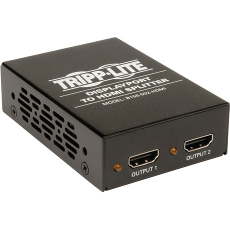 Tripp Lite 2-Port Video Displayport to 2 X HDMI Monitor Video Splitter 4Kx2K @ 24/30Hz TAA GSA - DisplayPort - HDMI Out - TAA Compliant - B156-002-HDMI