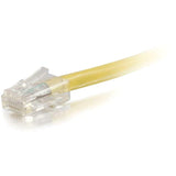C2G-10ft Cat5e Non-Booted Unshielded (UTP) Network Patch Cable - Yellow - Category 5e for Network Device - RJ-45 Male - RJ-45 Male - 10ft - Yellow - 22694
