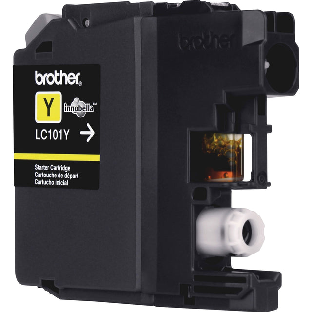 Brother Genuine Innobella LC101Y Yellow Ink Cartridge - Inkjet - Standard Yield - 300 Pages - Yellow - 1 Each - LC101Y - eCommerce Business Prime
