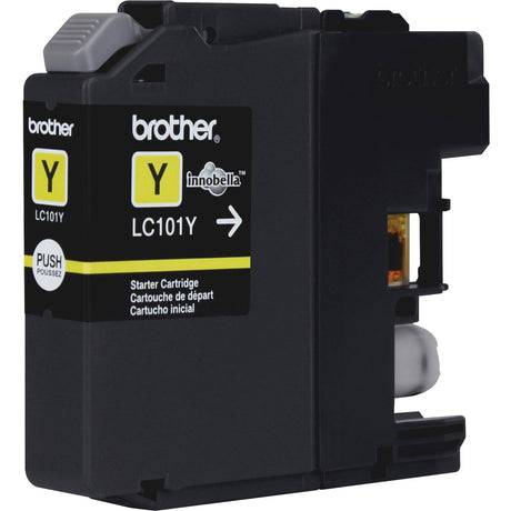 Brother Genuine Innobella LC101Y Yellow Ink Cartridge - Inkjet - Standard Yield - 300 Pages - Yellow - 1 Each - LC101Y - eCommerce Business Prime