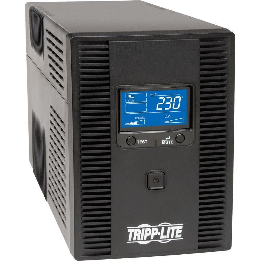 Tripp Lite UPS 1500VA 900W International Smart LCD Tower AVR 230V USB C13 - Tower - 8 Hour Recharge - 230 V DC Input - 230 V AC Output - 8 x IEC 60320 C13 - SMX1500LCDT