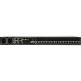 Tripp Lite 16-Port Cat5 IP KVM Switch 1 Local 2 Remote User 1URM Rackmount - 16 Computer(s) - 1 Local User(s) - 2 Remote User(s) - 1920 x 1080 - 20 x Network (RJ-45) - 2 x USB1 x VGA - Rack-mountable ...  - B072-016-IP2