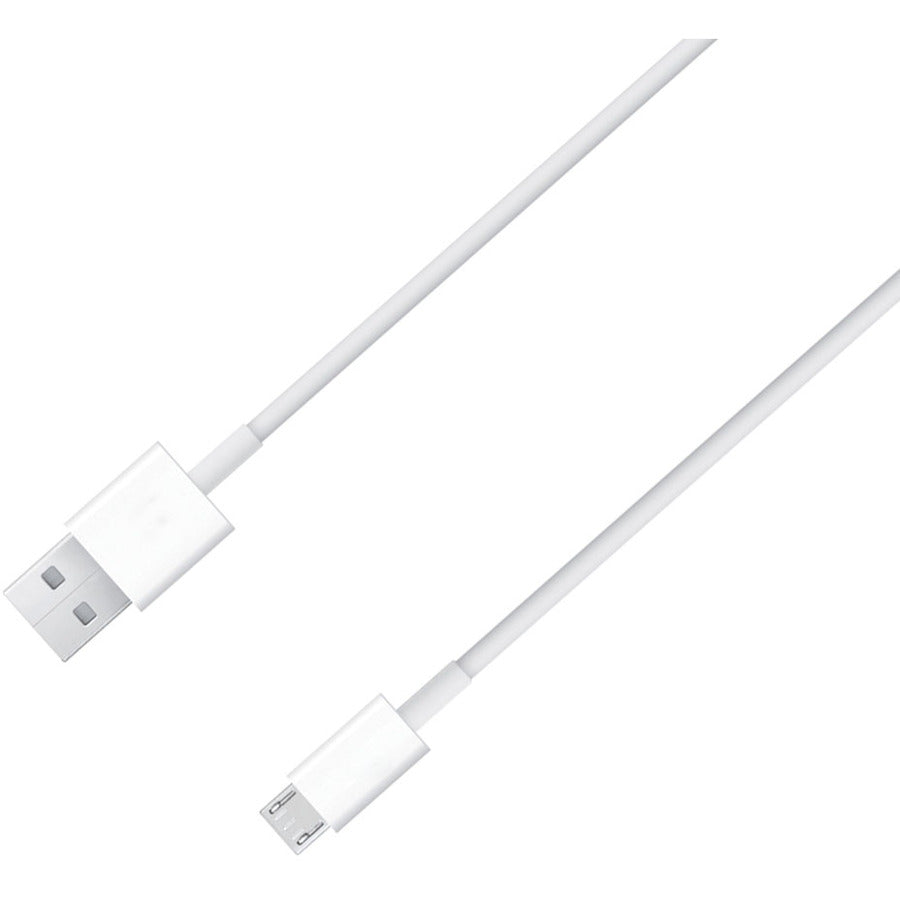 4XEM 6ft Micro USB To USB Data/Charge Cable For Samsung/HTC/Blackberry - Micro USB to USB for smart Phones - 6 ft - 1 x Type A Male USB - 1 x Type B Male Micro USB - White - 4XMUSBCBLWH