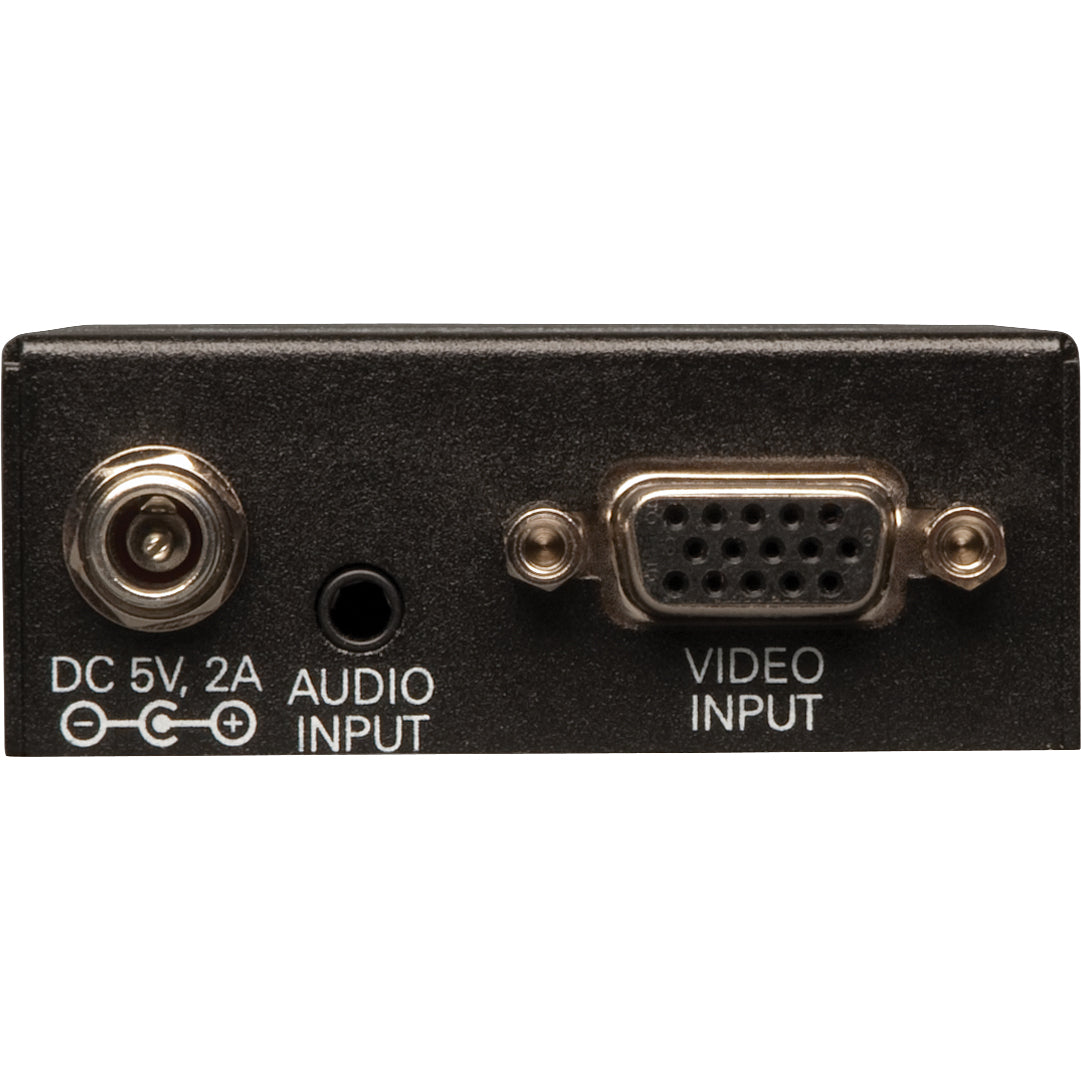 Tripp Lite 2-Port VGA with Audio over Cat5 / Cat6 Extender Splitter, Transmitter - with EDID Copy, 1920x1440 at 60Hz - B132-002A-2