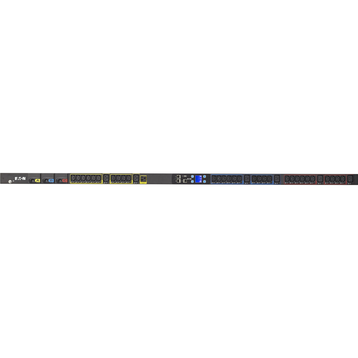 Eaton Metered Input Rack PDU 8.64 kW max 120/208V 24A 0U Three-Phase PDU - NEMA L21-30P - 30 x IEC 60320 C13, 6 x IEC 60320 C19, 1 x NEMA 5-20R - 120 V AC, 230 V AC - 8640 W - Network (RJ-45) - 38U - ...  - EMI310-10