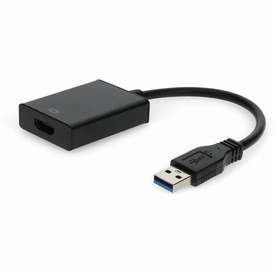 AddOn USB 3.0 (A) Male to HDMI 1.3 Female Adapter Including 1ft Cable - 100% compatible and guaranteed to work - USB302HDMI