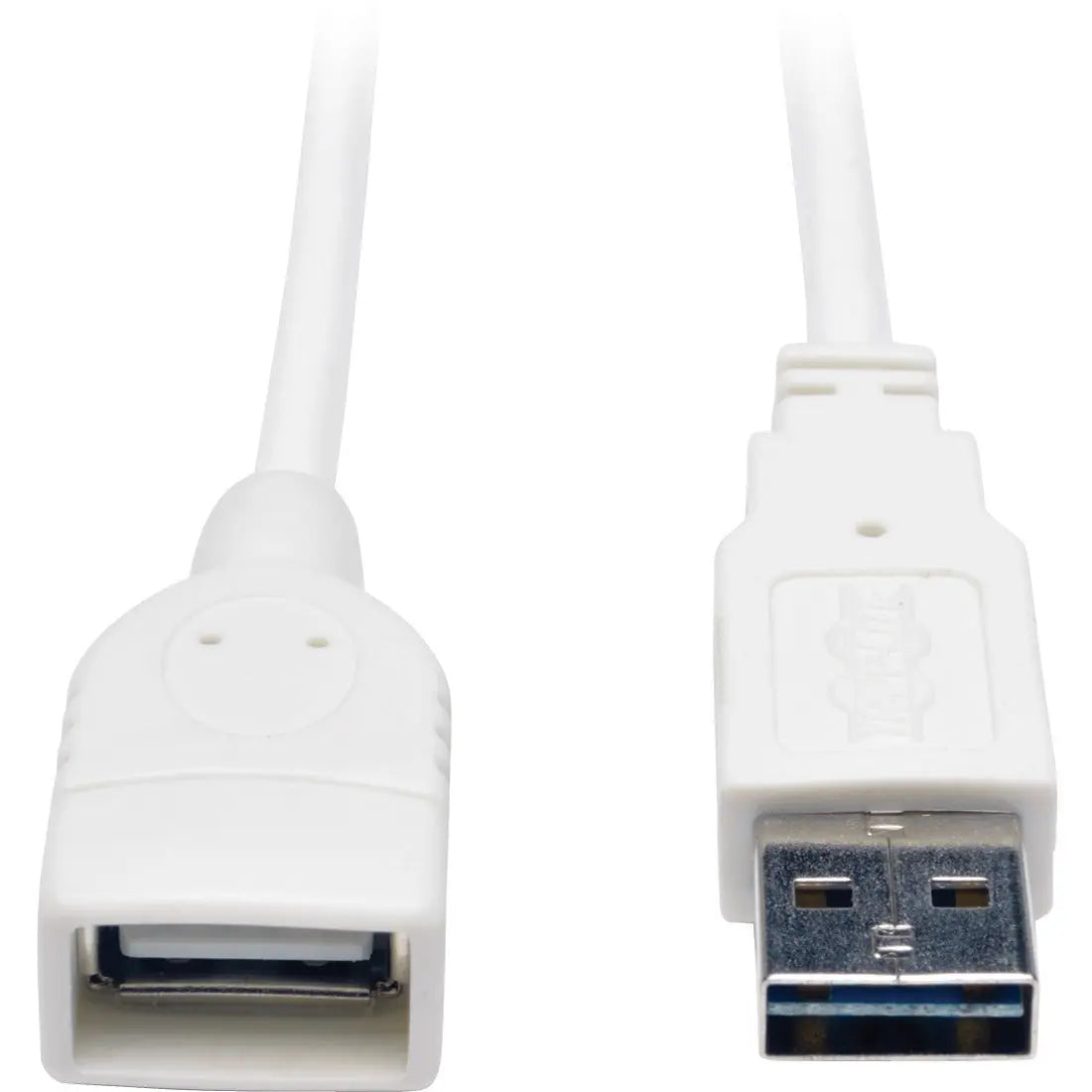 Tripp Lite 3ft USB 2.0 High Speed Extension Cable Reversible A to A M/F White - USB - Extension Cable - 3 ft - 1 x Type A Male USB - 1 x Type A Female USB - Gold-plated Contacts, Nickel Plated - Shiel...  - UR024-003-WH EATON