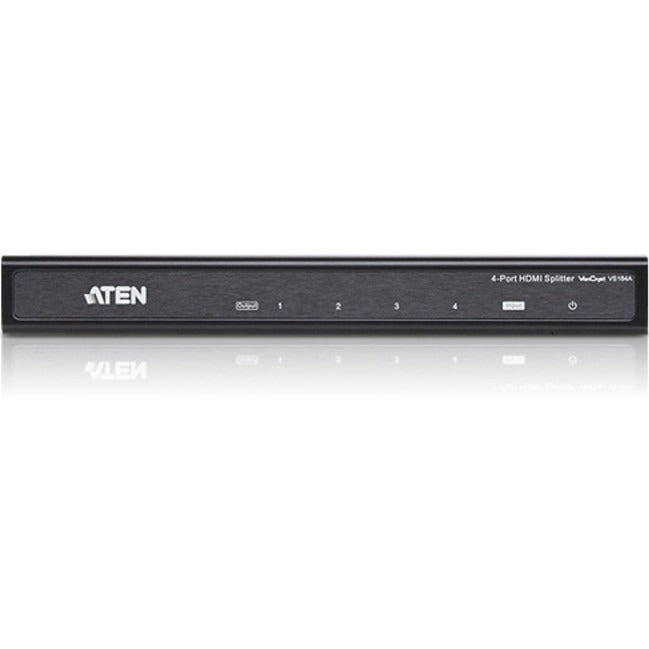 ATEN 4-Port HDMI Splitter - 1 x HDMI In - 4 x HDMI Out - VS184A - eCommerce Business Prime