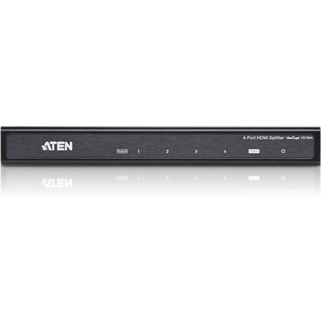 ATEN 4-Port HDMI Splitter - 1 x HDMI In - 4 x HDMI Out - VS184A - eCommerce Business Prime