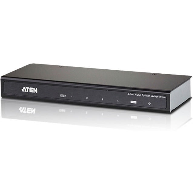ATEN 4-Port HDMI Splitter - 1 x HDMI In - 4 x HDMI Out - VS184A - eCommerce Business Prime