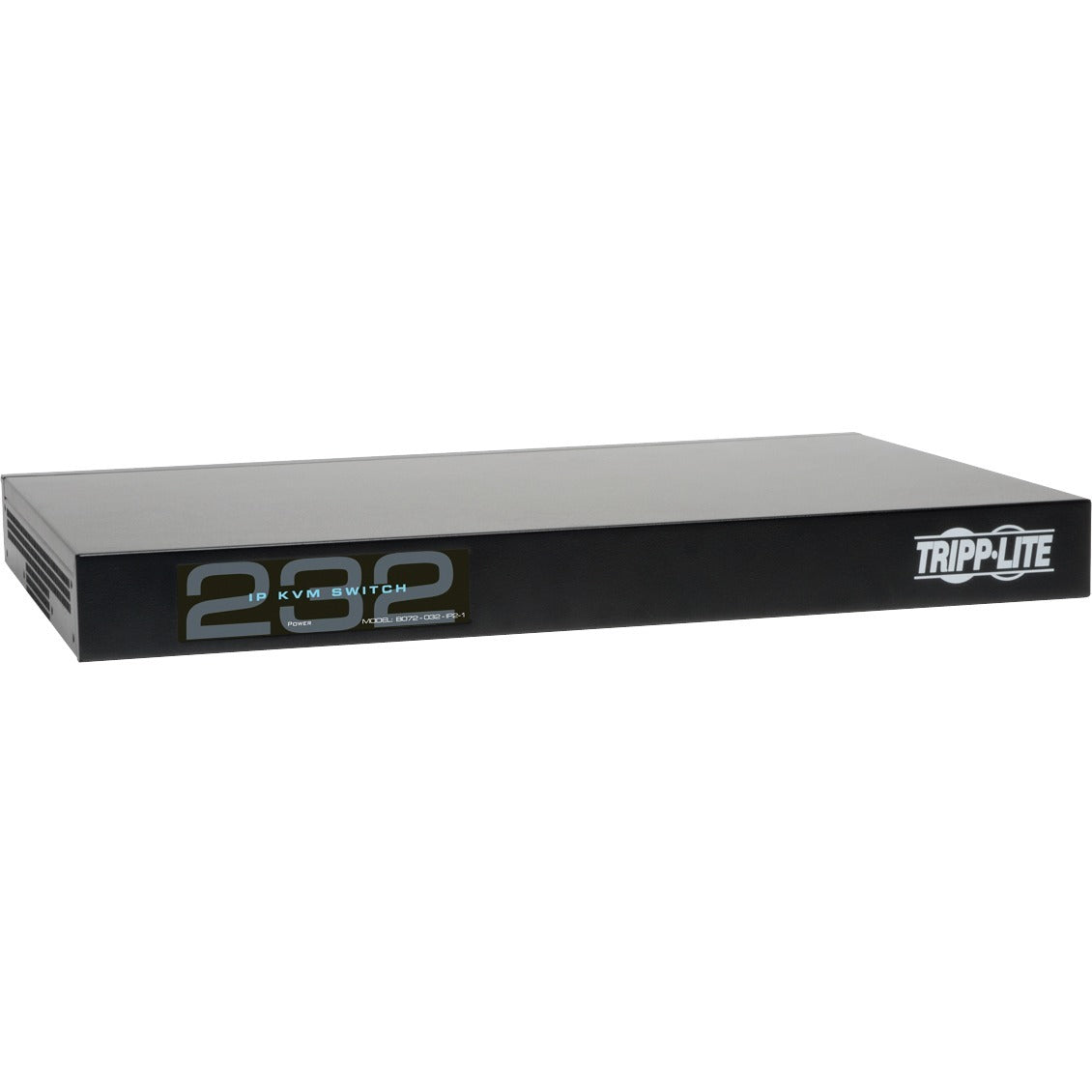 Tripp Lite 32-Port Cat5 IP KVM Switch 1 Local 2 Remote 16 USB Dongles Rackmount - 32 Computer(s) - 1 Local User(s) - 2 Remote User(s) - 1920 x 1080 - 36 x Network (RJ-45) - 2 x USB1 x VGA - Rack-mount...  - B072-032-IP2-K