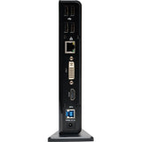Tripp Lite USB 3.0 Laptop Dual Head Dock Station HDMI DVI Video Audio USB RJ45 Ethernet - USB - 6 x USB Ports - Network (RJ-45) - HDMI - DVI - Black - U342-DHG-402