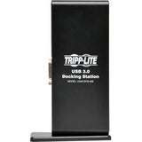 Tripp Lite USB 3.0 Laptop Dual Head Dock Station HDMI DVI Video Audio USB RJ45 Ethernet - USB - 6 x USB Ports - Network (RJ-45) - HDMI - DVI - Black - U342-DHG-402