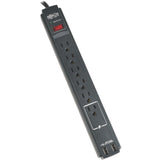 Tripp Lite Surge Protector Power Strip 120V USB 6 Outlet 6' Cord 990 Joule TAA - 6 x NEMA 5-15R - 1875 VA - 990 J - 120 V AC Input - 5 V DC Output - TAA Compliant - TLP606USBBTAA