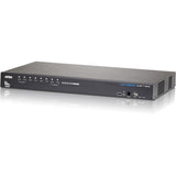 ATEN 8-Port USB HDMI KVM Switch-TAA Compliant - 8 Computer(s) - 1 Local User(s) - 1920 x 1200 - 1 x Network (RJ-45) - 12 x USB - 9 x HDMI - Rack-mountable - CS1798