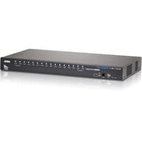 ATEN 16-Port USB HDMI KVM Switch-TAA Compliant - 16 Computer(s) - 1 Local User(s) - 1920 x 1200 - 19 x USB - 17 x HDMI - CS17916