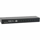Tripp Lite 8-Port Rackmount DVI/USB KVM Switch w/ Audio & 2-Port USB Hub 1U - 8 Computer(s) - 1 Local User(s) - 2048 x 1536 - 12 x USB - 9 x DVI - Rack-mountable - 1U - B043-DUA8-SL